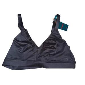 Tommy John Second Skin Triangle Bralette Size 2XL XXL A-C) Black